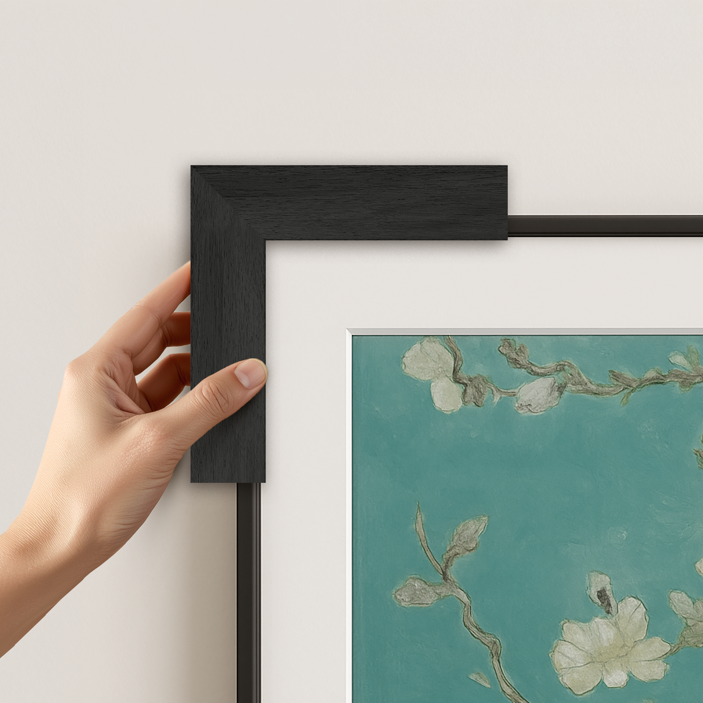 Museum Espresso Deco Slim Frame | Frame My TV