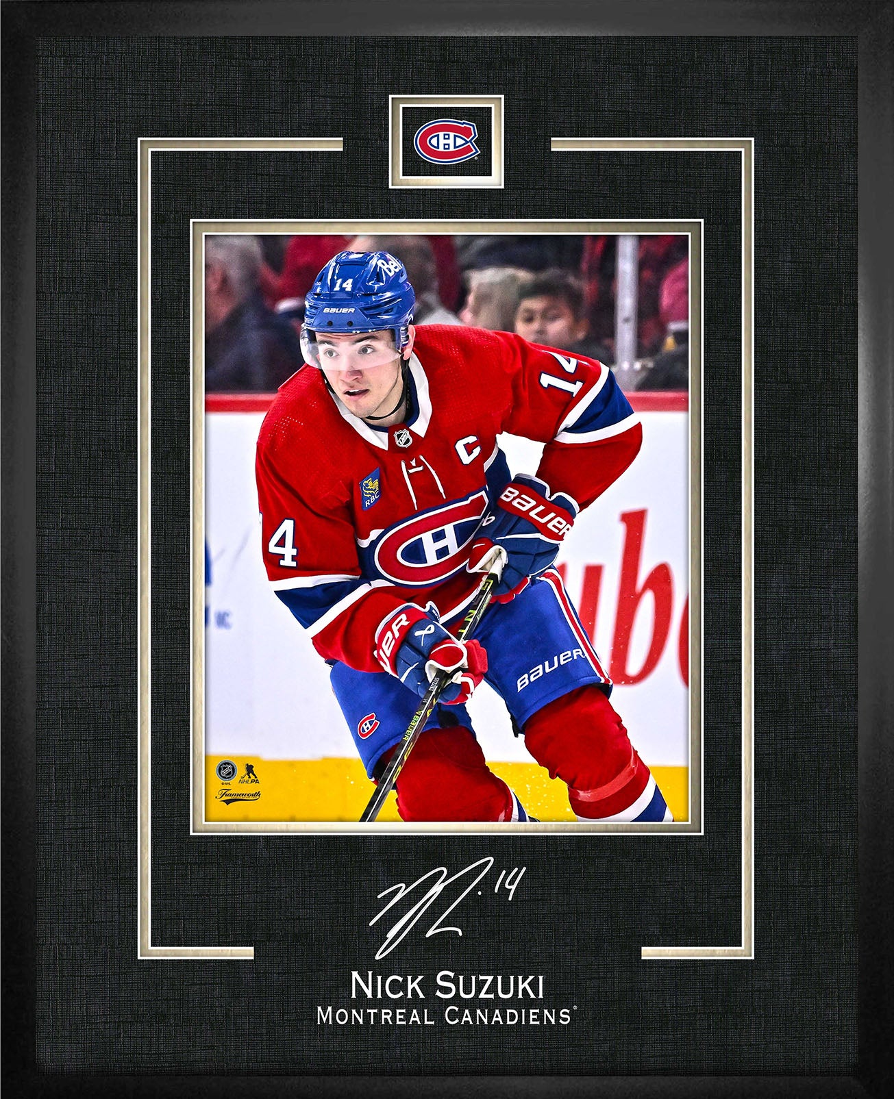 Nick Suzuki 16x20 Replica Signature Frame Canadiens – Frameworth