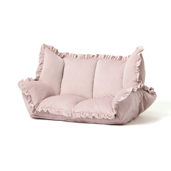 オンラインショップ限定】カラン フロアソファ （W1120～1570） ピンク