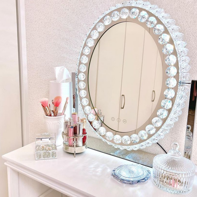 エルドラド ハリウッドミラー ホワイト | Francfranc（フランフラン