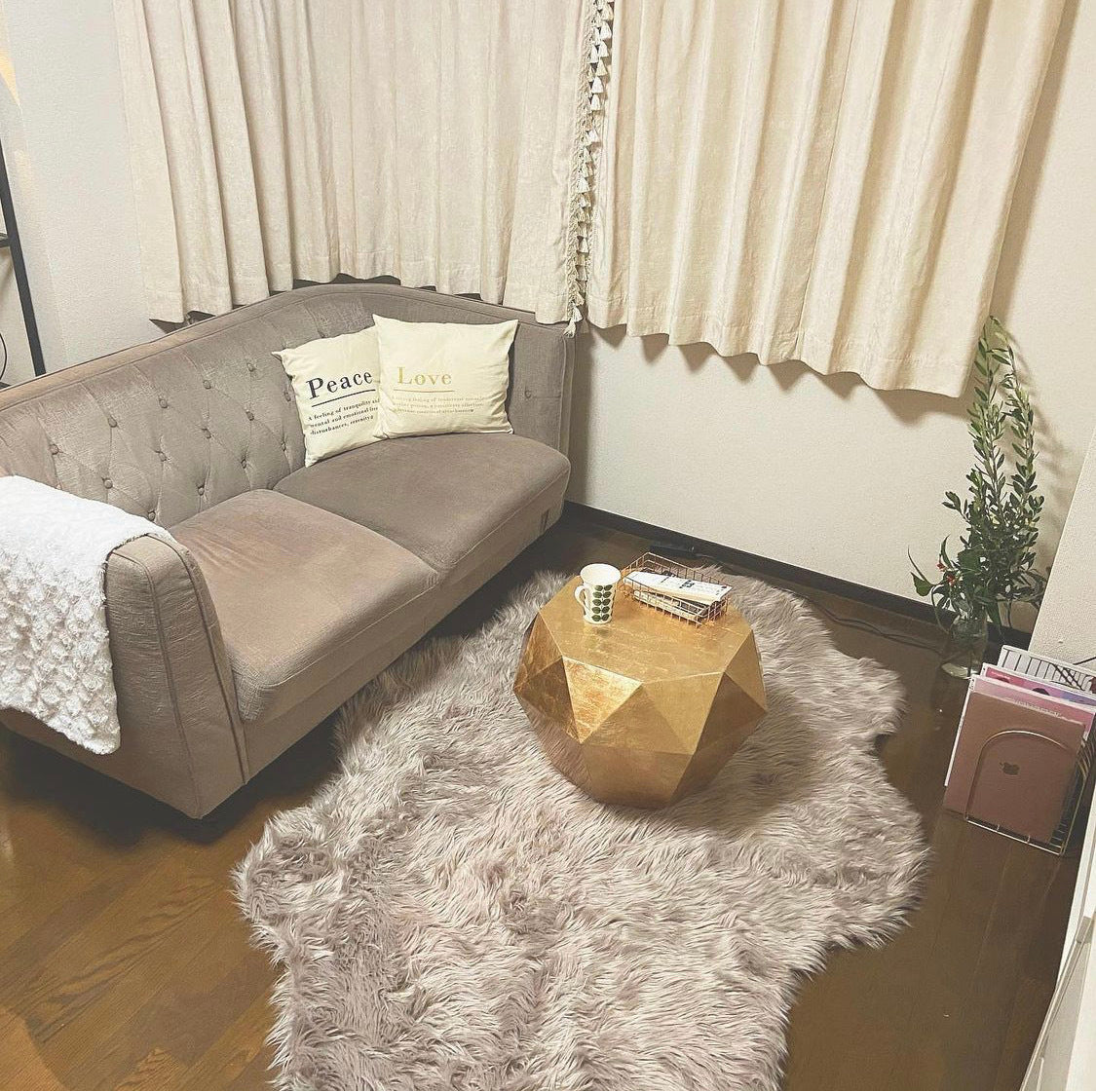 最終値下】Francfranc ダイヤモンドテーブル ゴールド ダイヤモンド