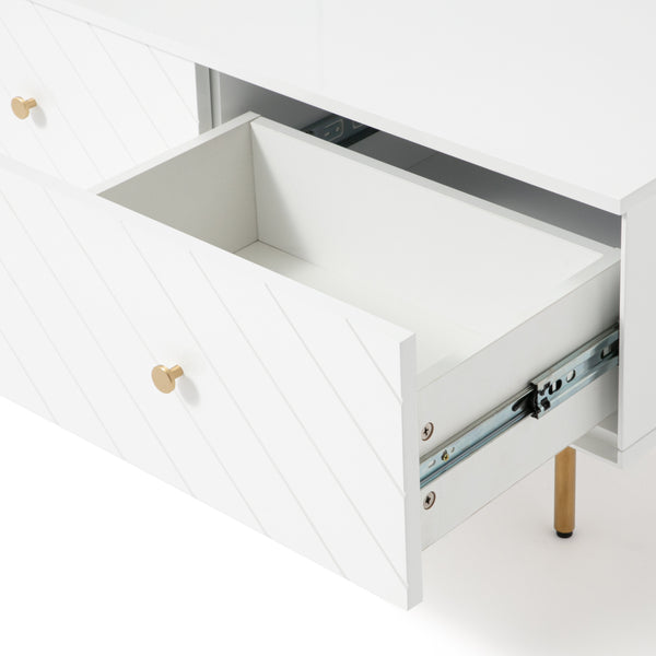 ソルティール TVボード 2 ホワイト（W1500×H410） | Francfranc