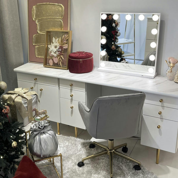 エルドラド ハリウッドミラー 2 ホワイト | Francfranc（フランフラン