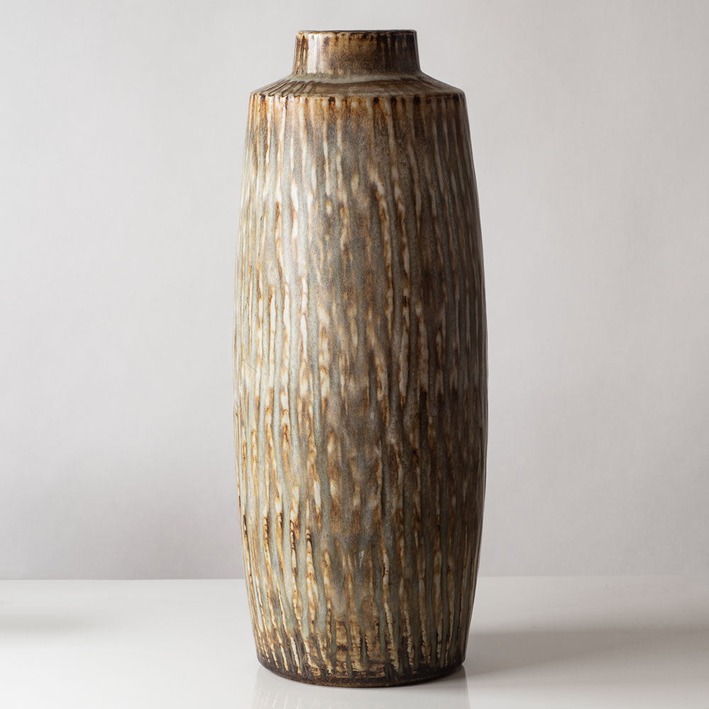 Gunnar Nylund for Rörstrand, monumental stoneware vase K2839