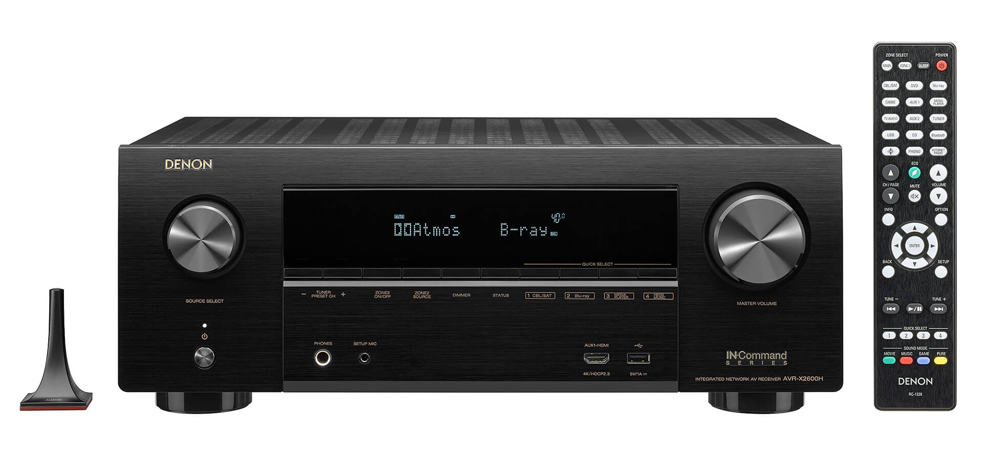 DENON AVR-X2600H (2019) 7.2 channel 4K Ultra HD AV receiver
