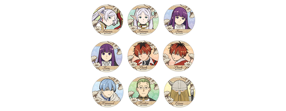 葬送のフリーレン カフェ フリーレン ヒンメル 缶バッチ ストロータグ