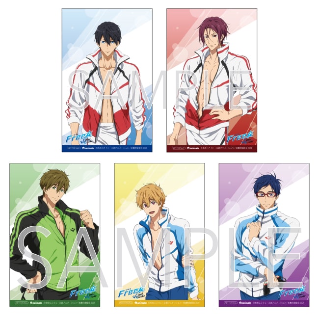 Free! 七瀬遙 貴重 コラボ描き下ろし 当選品 ポストカード Free! 七瀬