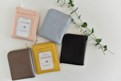 ourhome財布スリムなレザー財布 スリムなレザーミディアム財布 – OURHOME
