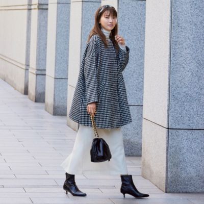 今週の新作アイテム①】昨年即完売した千鳥格子柄のコートを、特別にリ