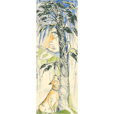 山本容子版画エッチング手彩