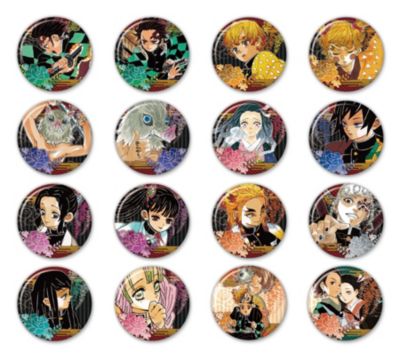 鬼滅の刃 ジャンプショップ 絵札缶バッジ 第一弾 コンプリートセット
