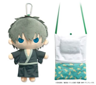 銀魂 銀時 土方 ぬいぐるみポーチ 銀魂 銀時 土方 ぬいぐるみポーチ