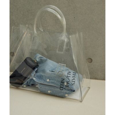 Whim Gazette(ウィム ガゼット)の【Hoaw.】PVC トートバッグ通販