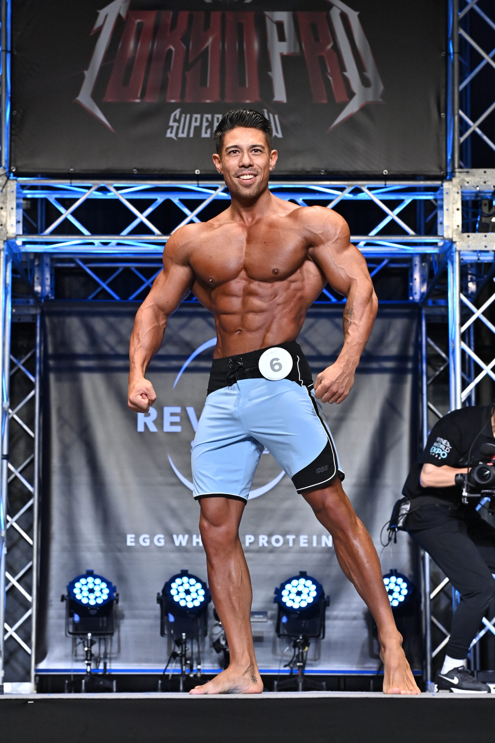 FIED 水着 32インチ フィジーク FIED ファイドサーフパンツ 白/紫の