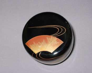 扇面蒔絵中棗 | 茶道具通販専門店 ふげつ工房