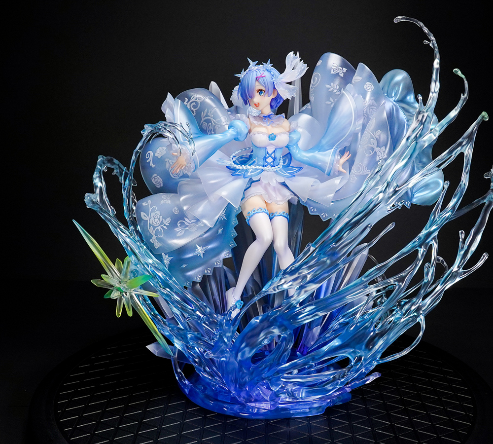 渋谷スクランブル リゼロ 2024 レム フィギュア crystal dress ver