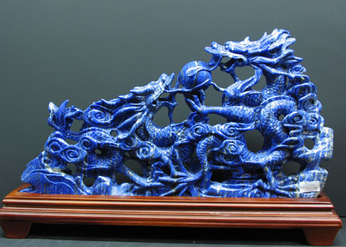龍・置物No．07（ラピスラズリ） – 天然石の店 ふうちゃん