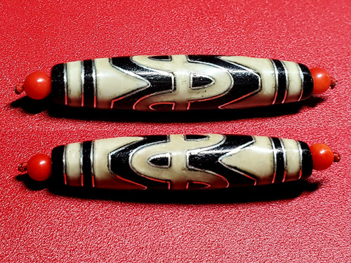 17.超レア物 特大至純三眼天珠 天然石 魔除け 開運 チベット 御