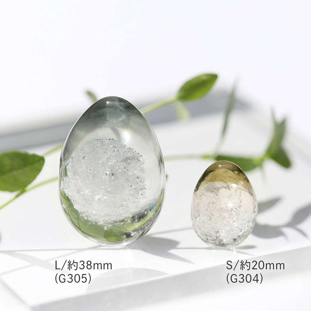 グチミエコ 卵 エッグガラス オブジェ 置物 グチミエコ 卵 エッグ