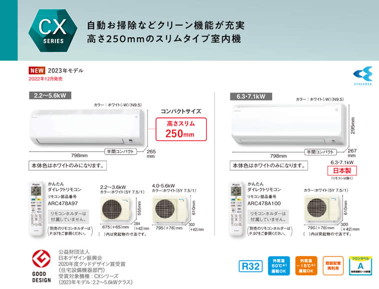 S253ATCS-Wダイキン(8畳用)(ダイキンエアコン旧機種。量販店モデル