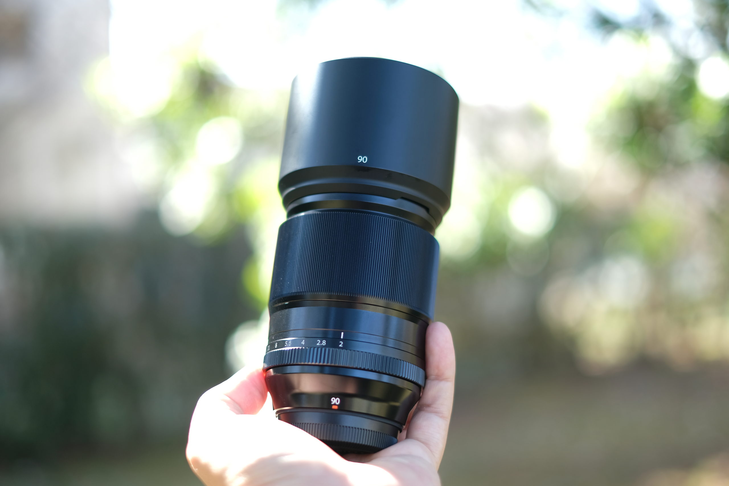 xf90mm f1.2 高級レンズプロテクター付き xf90mm f1.2 高級レンズ