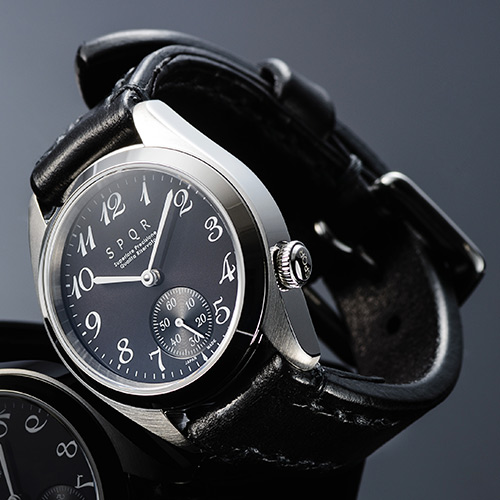 SPQR】Ventuno ss 手巻付自動巻 スモールセコンド／クラシック文字盤