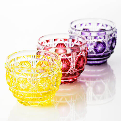 島津薩摩切子】猪口 typeC | 藤巻百貨店