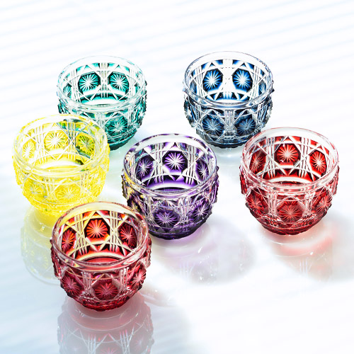 島津薩摩切子】猪口 typeB | 藤巻百貨店