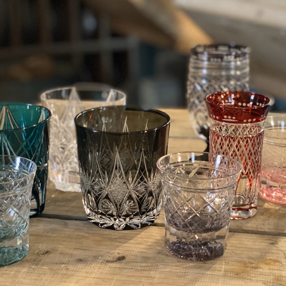 根本硝子工芸】絶対手に入れる！「超豪華！江戸切子3点セット」 | 藤巻