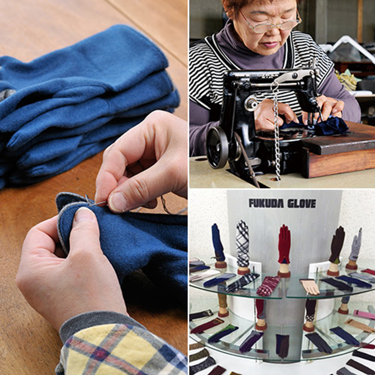 福田手袋】L'apero（ラペロ）くみひもカシミヤグローブ Parc | 藤巻百貨店