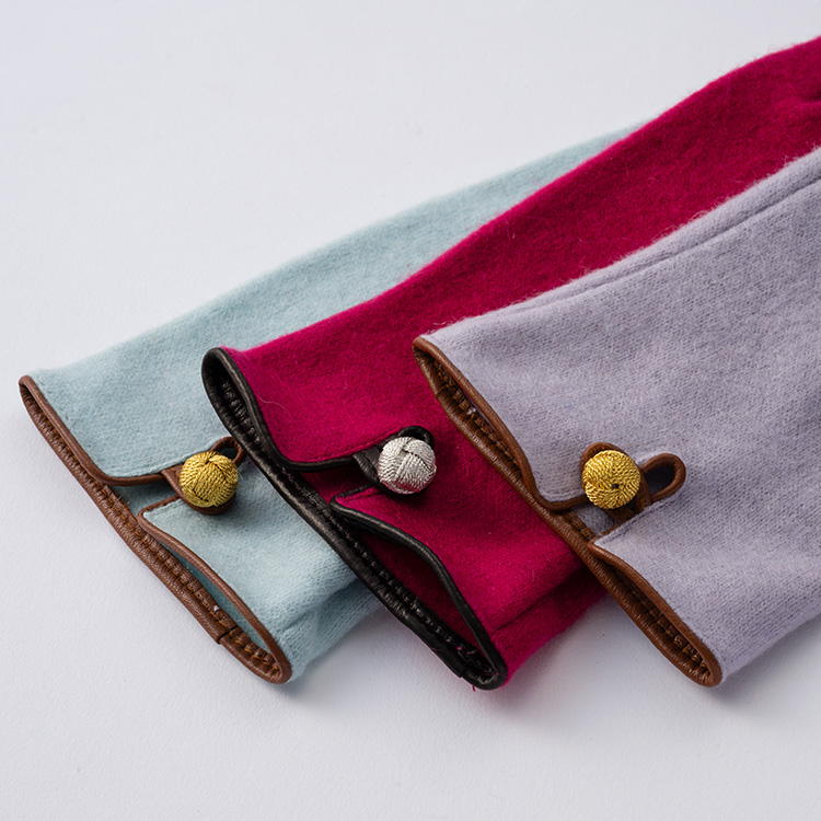 福田手袋】L'apero（ラペロ）くみひもカシミヤグローブ Parc | 藤巻百貨店