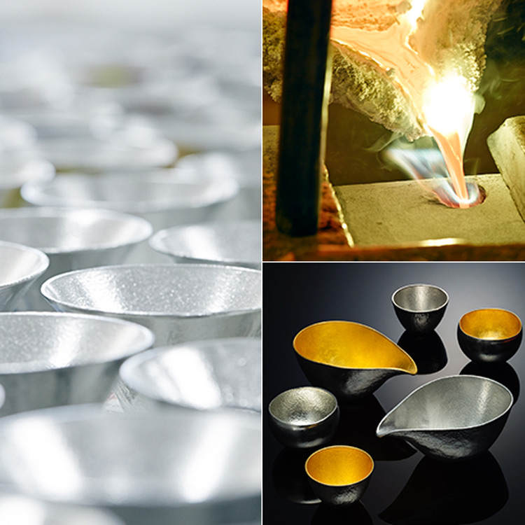 能作】ぐい呑 80cc（金箔）511271 | 藤巻百貨店