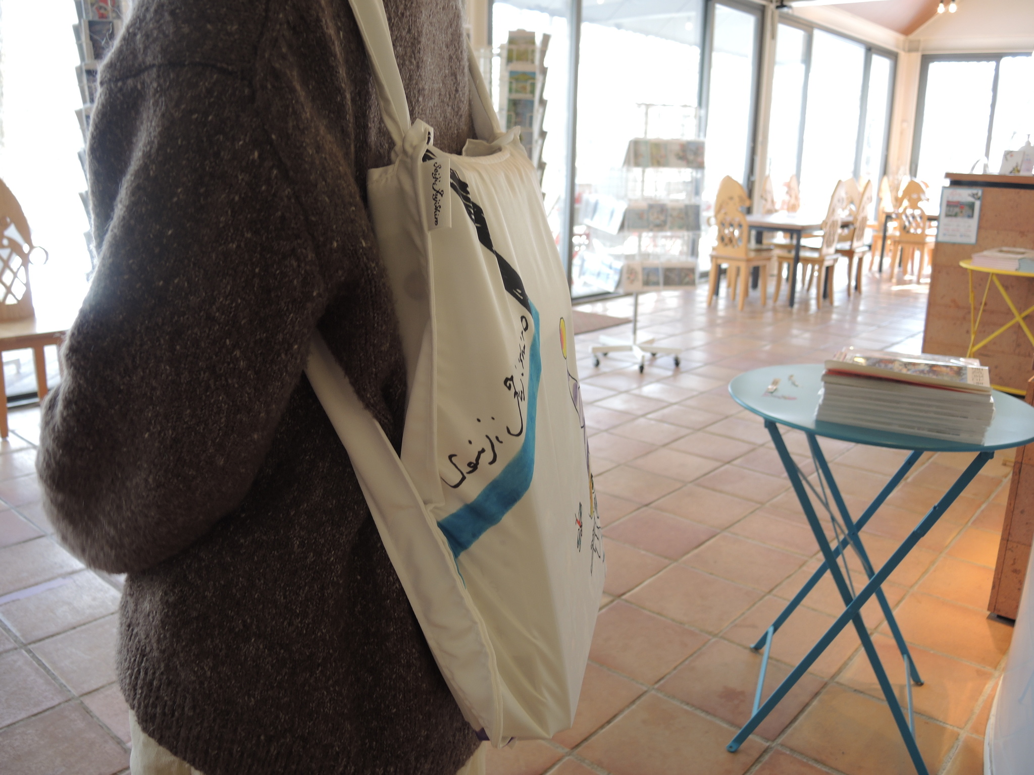 藤城清治・アリスのハート エコバッグ 新品 影絵 切り絵 藤城清治