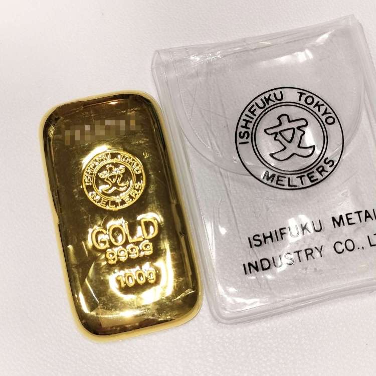 アクセサリー用純金インゴット石福製 金地金2.5g 24Kゴールド10万円