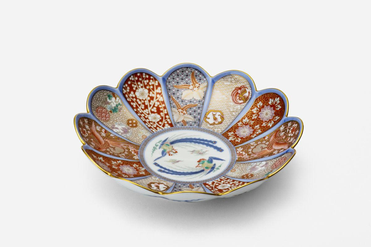 香蘭社図案帳 明治初期 色絵桃形鉢 深川栄左衛門 CATEGORY 色絵