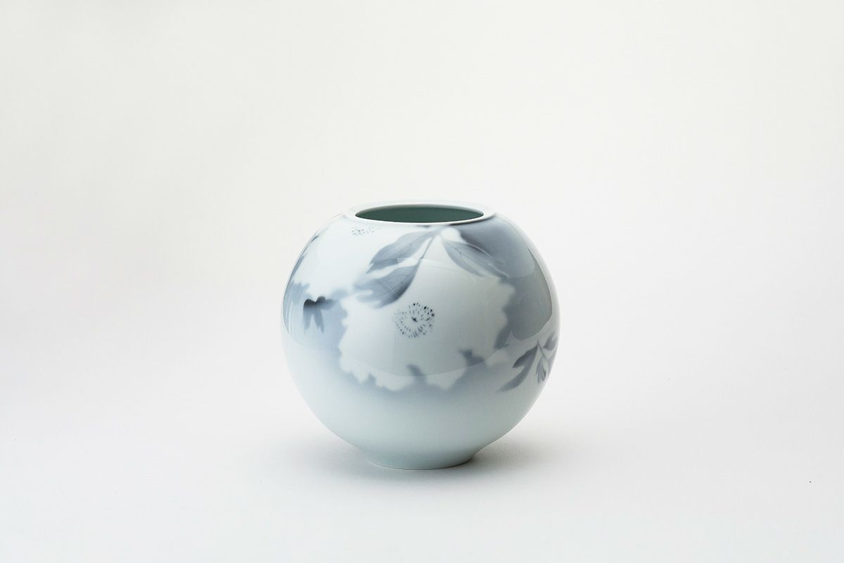 薄墨白牡丹 AN-1花生 | 有田焼 深川製磁｜公式オンラインストア