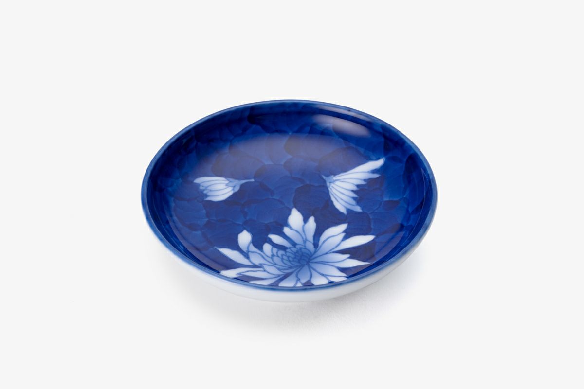 1699 深川製磁 花柄中鉢 8客 16cm 金彩 花モチーフ | 有田焼 深川