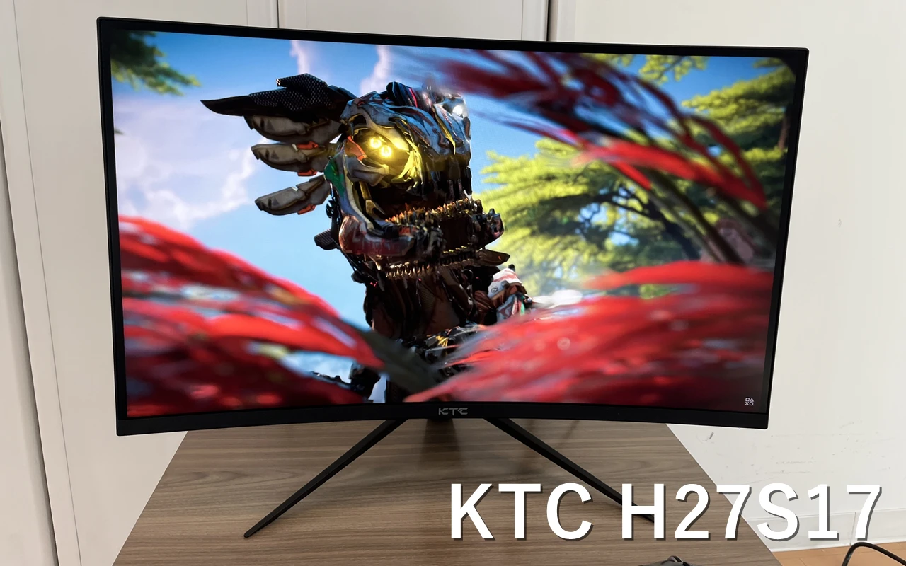 KTC H27S17 湾曲ゲーミングモニター』レビュー！2万円台でWQHD解像度