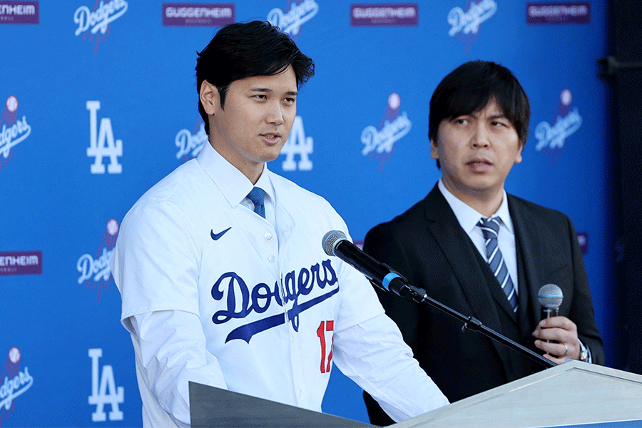 即日発送】大谷翔平 ドジャース 入団会見 ボブルヘッド ウェルカム