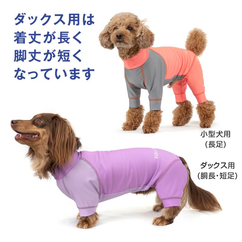 伸びて 着せやすい ドッグプレイ(R) 配色 撥水 レイン ラッシュガード