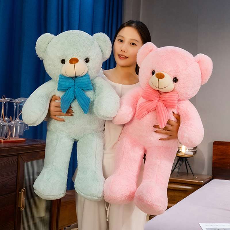 テディベア ピンク ぬいぐるみ モコフワ (株)シアーズ テディベア