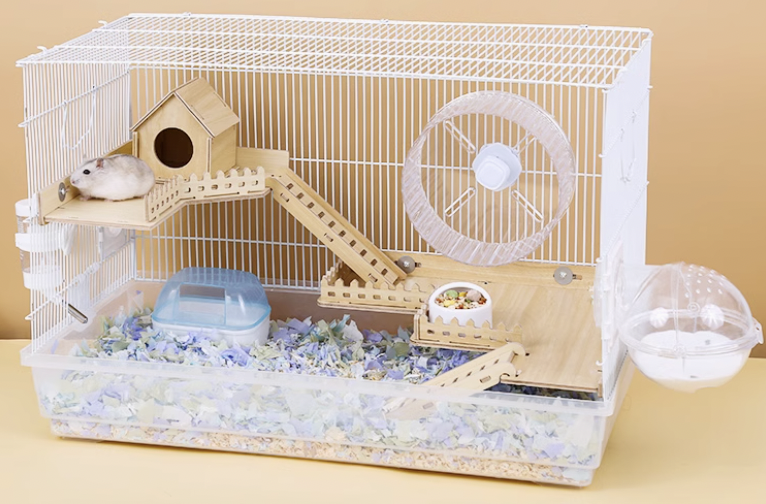 ハムスターケージ 二階建てランドケージ 木製|ハムスターケージ専門