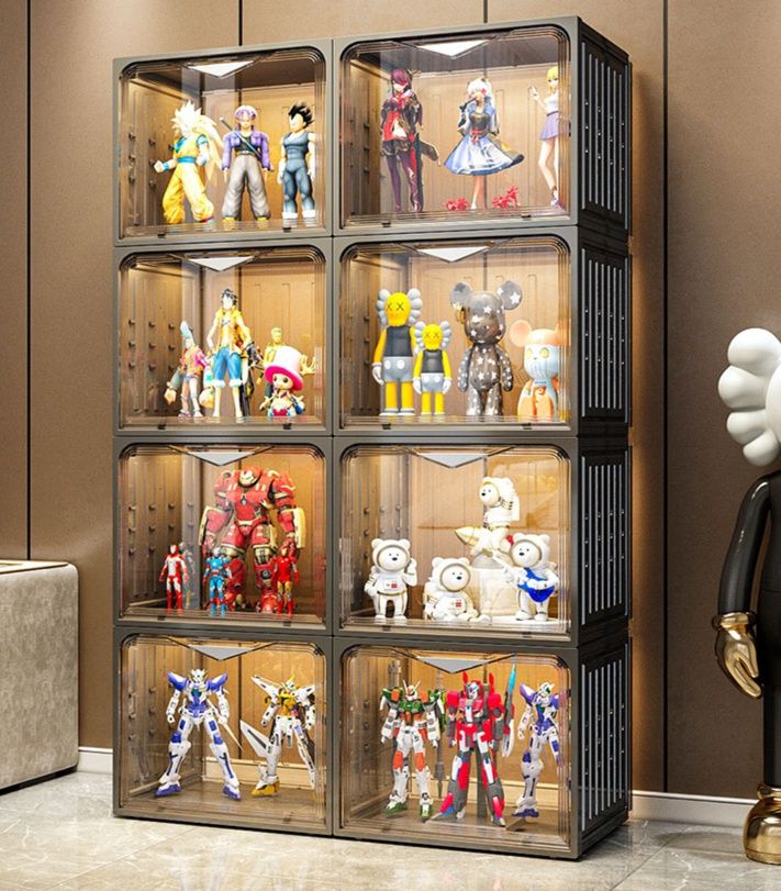 フィギュアケース 大型 階段式組み立て透明コレクションケース 大型