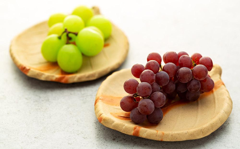 備前焼 葉皿 菓子皿 銘々皿 5枚セット 備前焼「桜葉銘々皿」 緋襷 5枚