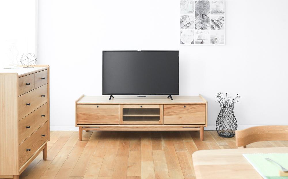 23万旭川家具 加藤木工 テレビボード 無垢材 TVボード 23万旭川家具