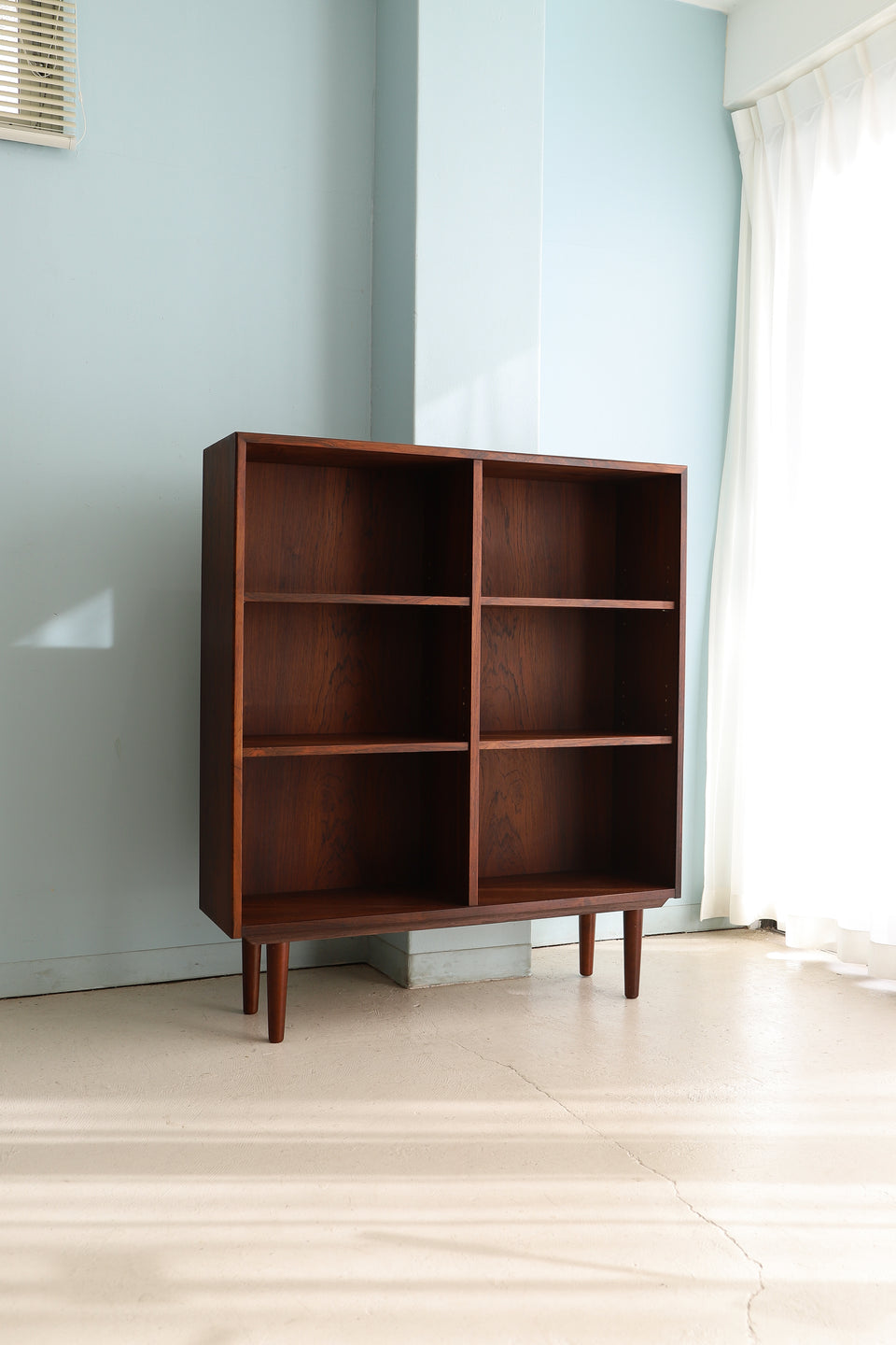 デンマークヴィンテージ ブックケース ローズウッド 本棚 北欧家具