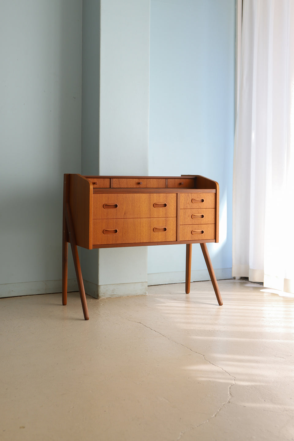 ビンテージ アンティーク スウェーデン チークハンガー 北欧 セット