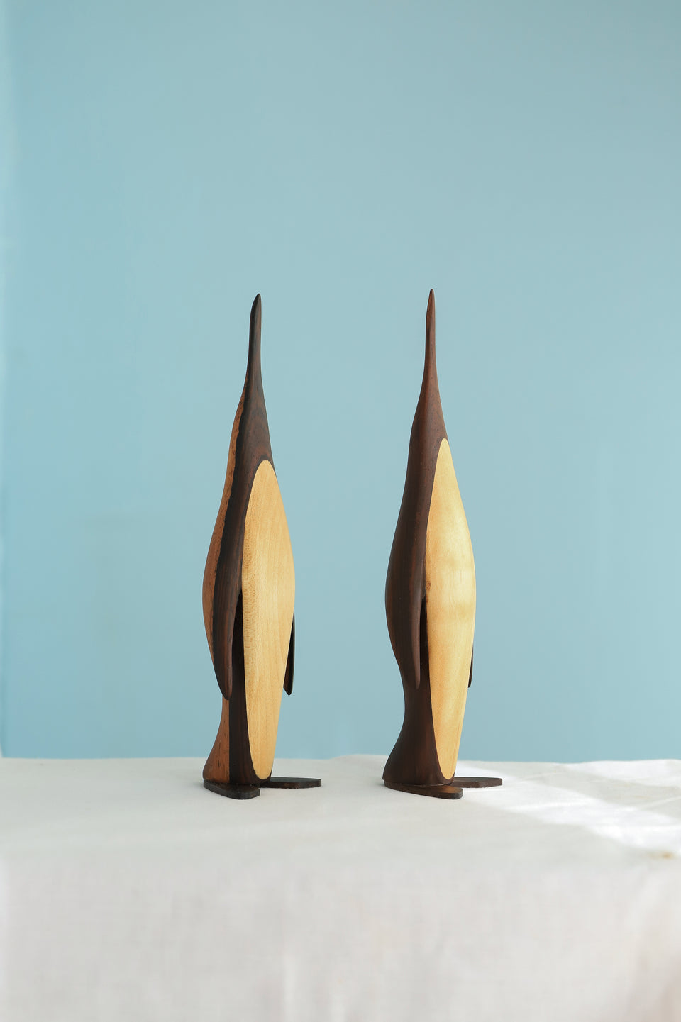 デンマークヴィンテージ ペンギン 木製オブジェ 置物 北欧雑貨/Wooden