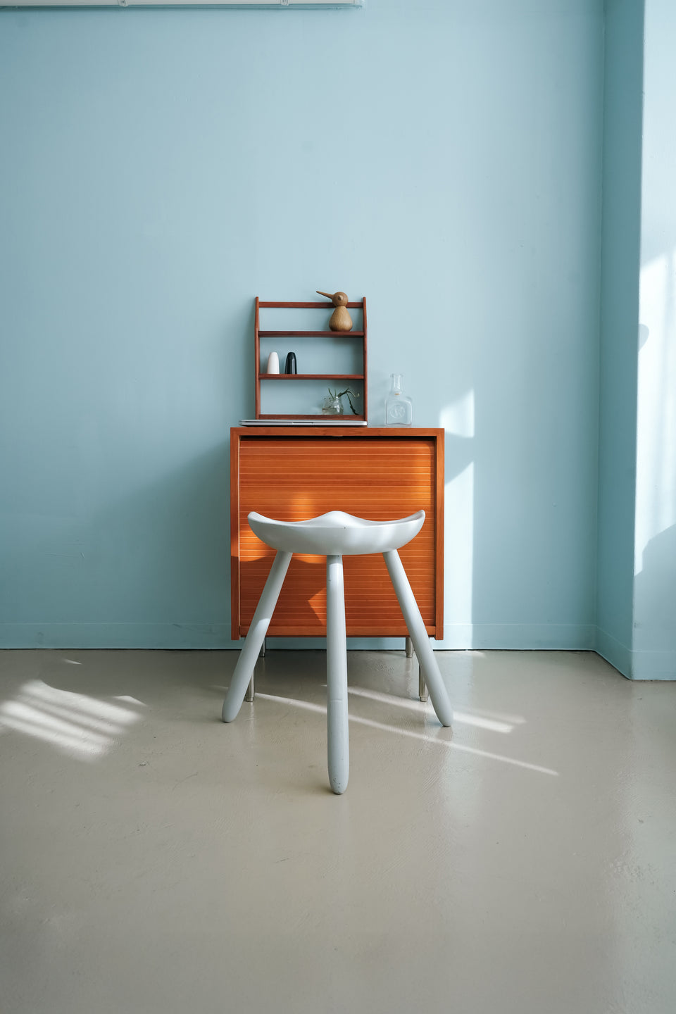 デンマークヴィンテージ シューメーカーチェア ミルクスツール/Danish