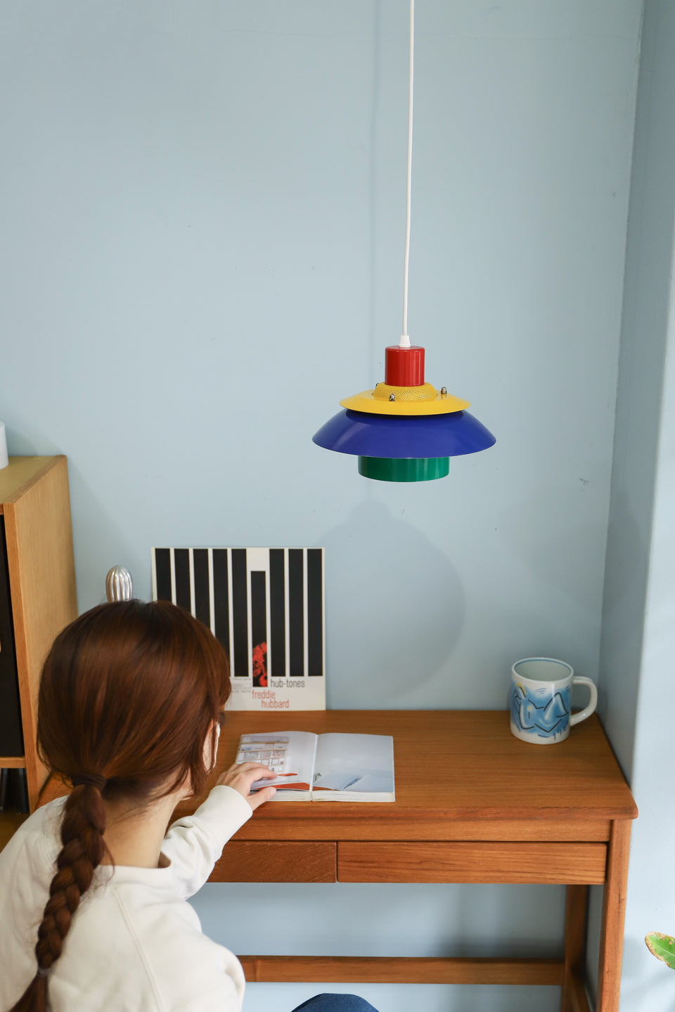 70'S デンマーク製「フラットパック」ペンダントライト ×2 スペース